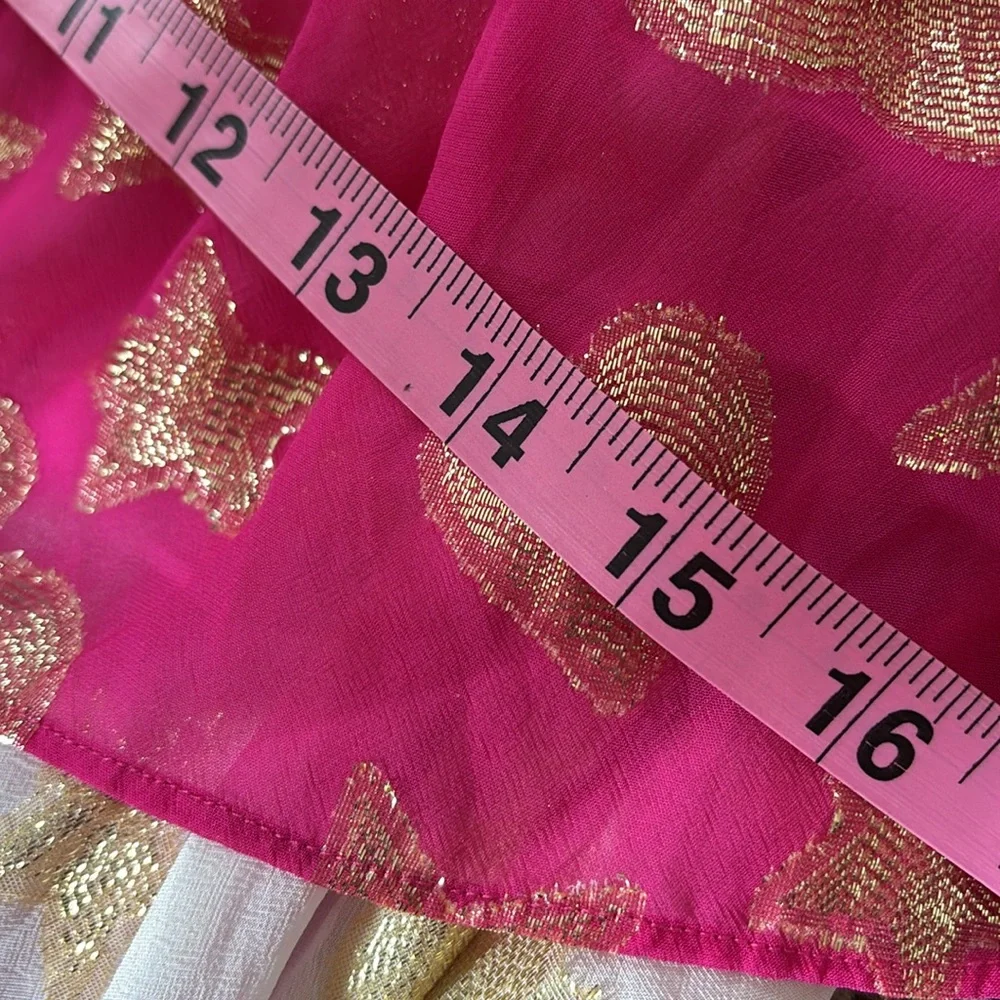 LOVESHACKFANCY Vynne Ombré Tiered Maxi Dress Star Print SZ 4 - Picture 8 of 8